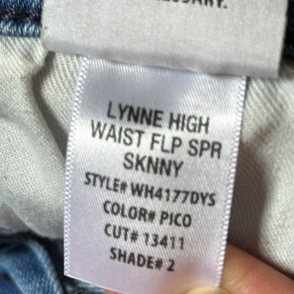 Hudson Lynne High waist skinny jeans style WH4177DYS size 31 - Picture 14 of 14